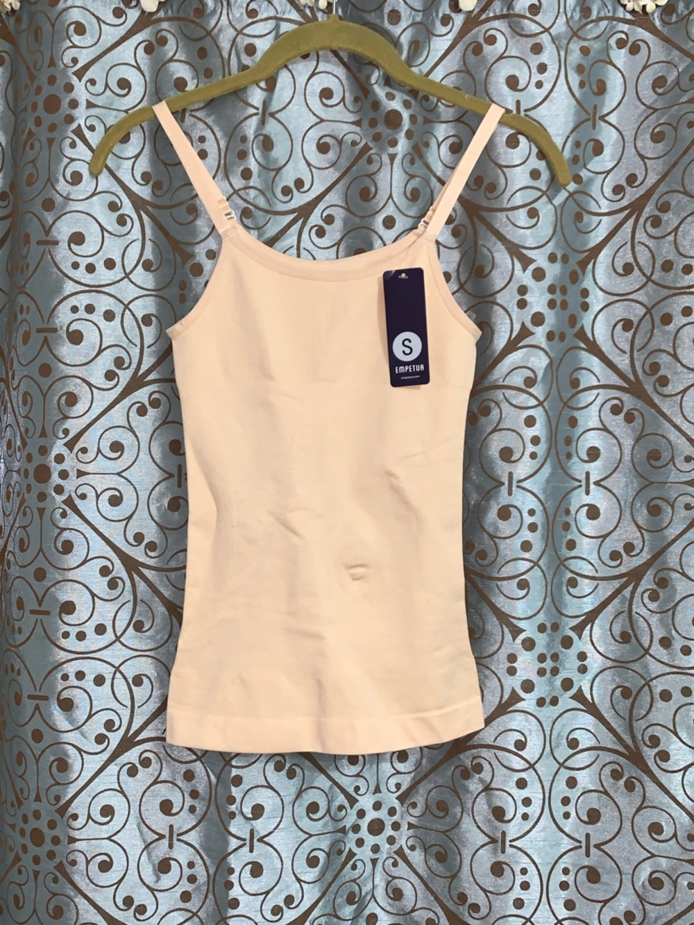 Shapermint Peach Beige Seamless Cami Tank